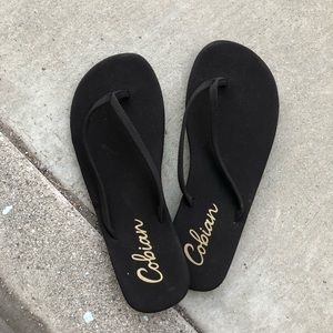 BRAND NEW Dark Brown Cobian Flip-flops